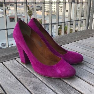 Fuchsia Madewell Pumps